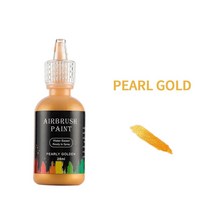 12 색 30ml 네일 에어 브러시 잉크 스프레이 건 네일 아트 네일 페인팅 안료 잉크 에어 브러시 키트 컬러 네일 도구 매니큐어 젤, 진주 금