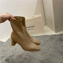 [Myshe]여성 가을 겨울 신발패션 통굽힐 앵글부츠 Myshe qxz1130YCyl5