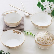 한국도자기본차이나 궁 예단 단반상기세트 6pcs, 예단포장 + 지오수저