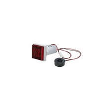 검전기 누설전류계 후크메타 전기 전류계 ac 50-500v 0-100a 광장 led 디지털 전압계 110v 220v 전압 전류 측정기 전압계 자동차 볼트 앰프 테스터 감지기, 빨간색