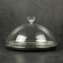 아크릴 투명 디저트 케익 커버 푸드 음식 뚜껑, 15cm