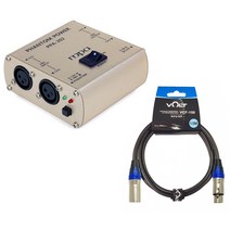 MPA 엠피에이 PPA-202+연결케이블(1ea) 팬텀전원/교회음향/콘덴서마이크적용/PHANTOM POWER