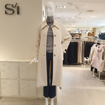 SI 알파카 혼방 롱 코트(SFHAY2634)