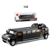 허머 험비 4X4 모형 1:32 자동차 피규어 수집용 다이캐스트 장식 엠제이 MNA068, 블루