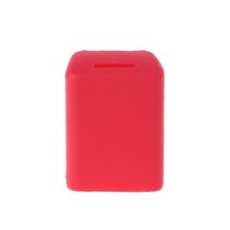 범용 실리콘 카시트 벨트 버클 커버 클립 안티 스크래치 커버, 빨간색