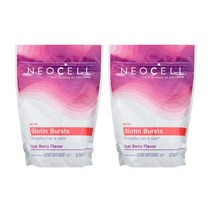 네오셀 비오틴 비타민 H B7 고함량 10000mcg 아사이베리 소프트츄 30정 2통, 1개, 기본