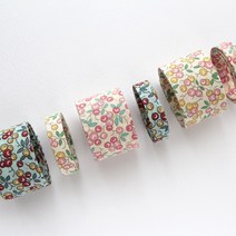 열매 원단리본, 핑크(pink), 2cm