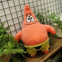 스폰지 밥 봉제인형 네모바지 인형 장난감 스타 인형 모찌인형 등받이쿠션, 55cmcm, B.뚱이