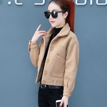 포린박스 가을겨울 캐주얼 슬림 모직 재킷 숏코트 SH