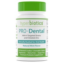 Hyperbiotics PRO-Dental 하이퍼바이오틱스 구강 프로바이오틱스 프로 덴탈 45정, 이미지참조, 1세트