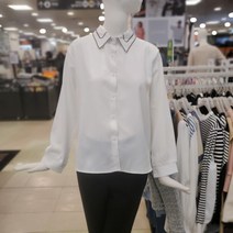 [끄레아또레] (산본점) 봄 카라넥 라인 긴팔 블라우스