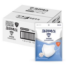 크리넥스 라이트핏 안심케어 데일리 입체형 베이직 마스크 특대형 KF80, 5개입, 3개, 화이트