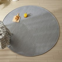 바보사랑 시어서커 원형러그 쏘쿨 단색 95cm 여름 카페트 매트.가온길카페트(무료배송)