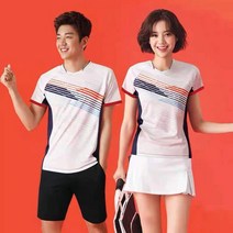 배드민턴상의 탁구 배드민턴 운동복 티셔츠 반바지 스쿼시옷 의류 2022 배구복 복 열승화