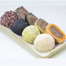 [수가성오메기떡] 달지않아 맛있는 제주 오메기떡 개별포장떡 식사대용떡, 4종 혼합 25개입