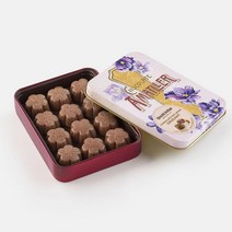 초콜릿 아마틀러 AMATLLER Milk Crocant 스페인 크로칸트 플라워 프랄린 밀크 초콜릿 틴 72g, 2팩