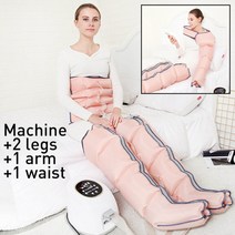 공기압다리마사지기 종아리기 발기 기 안마기 기공기압 풍마 3종 모드 공기 압축 부츠 순환 공기파 압력 시스템 이완, 220v 호주 분홍색 포장 b