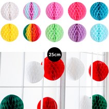 파티/허니컴볼25cm, 파티/허니컴볼(25cm)레드그린