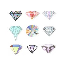 9P DIY 노트북 다이아몬드 A 스티커 견출지 분류작업 서류정리 인덱스