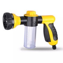 카샴푸 프리워시 폼랜스 auto foam lance water gun high 3 노즐, 노란색