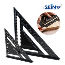 목공 삼각자 목공자 직각자 각도자, (고급형)12인치