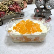 [당일발송] 티라미수 용기 직사각형 (50개입) 375ml, 용기 + 포크 + 케이크라벨 (50개)