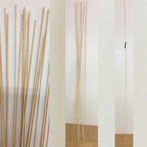 대나무 대나무봉 대나무원형스틱 (지름2~3mm 170cm -30개1묶음-국수사이즈) - 2등분컷팅발송 공예소제 마른대나무 다용도대나무 원형대나무살-자연색