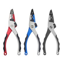 하모니 낚시 플라이어 경량 알루미늄 다기능 니퍼 공구 바늘빼기, 레드