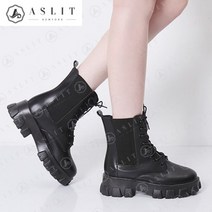 [KT알파쇼핑][애슬릿] 발 편한 통굽 키높이 첼시 워커 부츠