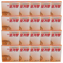 일명 그린세이프 에프 코일형 모기향 20갑(200개), 20개