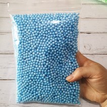 도매 파스텔 스티로폼 공 DIY 공예품용 미니 폼 구슬 장식 크리스마스 트리 15g 4-6mm, as the picture, 11 4-6mm Blue 15g_01 4-6mm
