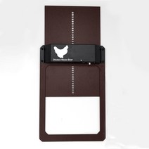 자동문 양계장 개폐기 센서 빛감지 보호 닭장 여닫이, 갈색