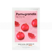 미샤 에어리 밀착 시트마스크 19g(석류)10매