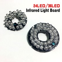 CCTV CCD 보안 카메라에 대 한 적외선 IR 24 / 36 Led 조명기 보드, 01 24 LED IR