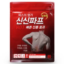 아프다 붙이자 신신제약 신신파스 신신파프 쿨 핫 5매입 급성 만성 통증완화, 핫(만성통증)