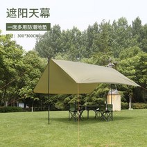 블랙코팅타프 암막 하비 큰 면 터널 원터치 미니 타프, 300x300cm, 블랙 색