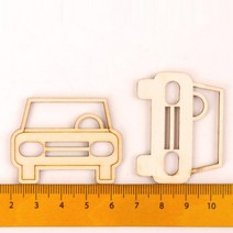 목공DIY 목공다이 나무공예홈장식 액세서리 그림 Scrapbooking 공예 나무 DIY 교통 차량 모양 수제 40-50mm, 01 1, 01 1