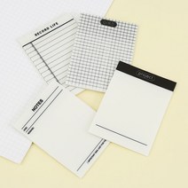 오아소 투명 방수 점착식 메모지 접착 포스트잇 100+100+100+100 400매