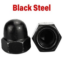 스틸리벳 접시머리 둥근머리 리벳 스테인레스 스틸 나일론 황동 너트 육각 헤드 캡 메트릭 돔 블랙 화이트 니켈 도금, M30 (1Pcs)+Black Steel