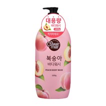 애경 샤워메이트 바디워시 복숭아, 1200g, 3개