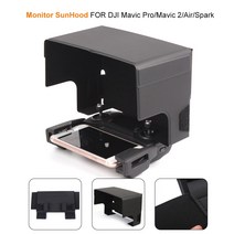 모니터커버 모니터후드24인치 모니터후드 DJI Mavic Pro/DJI 2/MINI se용 접이식 차양 후드 Pro & Air Spark SunHood 모니터 그늘 드론 액세서리
