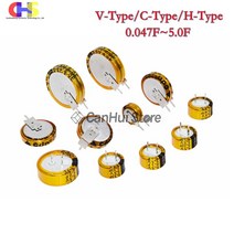슈퍼 캐패시터 콘덴서 5.5V 슈퍼 커패시터 0.1F 0.22F 0.33F 0.47F 1F 1.5F 4.0F 패러드 CDA H-타입 버튼, 03 5.5V 0.33F C-Type