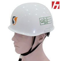 안전모 작업모 경량형(무챙) HS-904B, PC흰색+자동내피(HS-P904B)+기본구슬턱끈, 주문제작으로 교환반품 불가 동의합니다