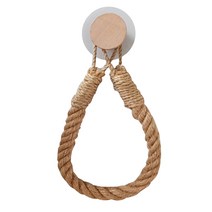 수건 걸이 로프 화장지 홀더 홈 호텔 욕실 수제 레트로, 원래 대마 로프