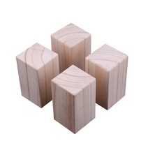 사각 블록 소나무 원목 가구 다리 발통 받침 나무다리 가구발 침대 테이블 쇼파 높이 조절, 5x5x5Cm/개