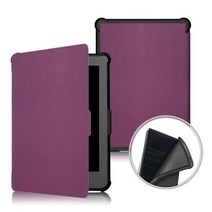 ebook리더기 이북리더 전자책뷰어 case for kobo clara hd 6 inch ebook n249 스마트 보호 쉘 커버 for funda kobo clara hd, 자주색