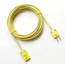 MN Measurement Instruments K-Type 열전대 연장 케이블 와이어 미니어처 미니 커넥터 포함 4.6m(15피트) (= 5야드) 길이