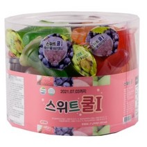 얼려먹는 젤리 스위트 쿨 젤리 50입 어린이 여름간식, 60개입