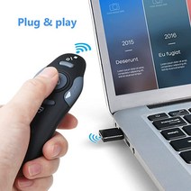 (2주배송) 엔비디아 안드로이드 티비 프로 프리젠테이션 클리커 포인터 슬라이드쇼용 2.4GHz 무선 발표자 원격 Mac 기조연설 컴퓨터 노트북용 PowerPoint 프레젠테이션 포, [02] VP300