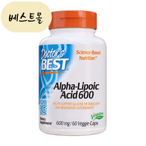 닥터베스트 알파리포산 600mg 60베지캡슐, 1개, 60개